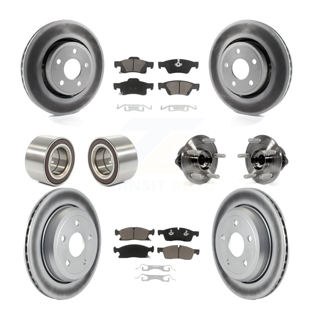 [Avant + Arrière] Kit d'ensemble roulement de roue et moyeu pour Dodge Durango Jeep Grand Cherokee KBB-121606