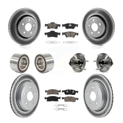 [Avant + Arrière] Kit d'ensemble roulement de roue et moyeu pour Dodge Durango Jeep Grand Cherokee KBB-121606