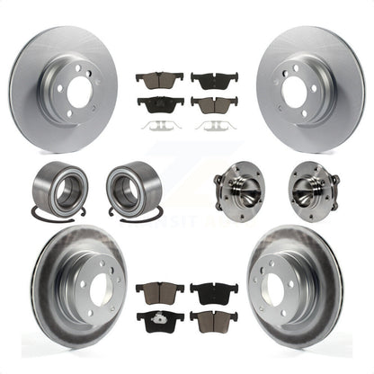 [Avant + Arrière] Kit d'ensemble roulement de roue et moyeu pour 2012 BMW 328i Sedan avec 2.0L sans Blue Painted Calipers KBB-121619 par Transit Auto