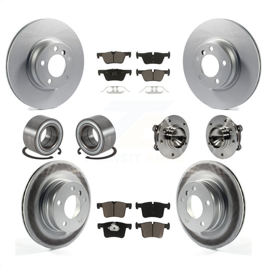 [Avant + Arrière] Kit d'ensemble roulement de roue et moyeu pour 2012 BMW 328i Sedan avec 2.0L sans Blue Painted Calipers KBB-121619 par Transit Auto