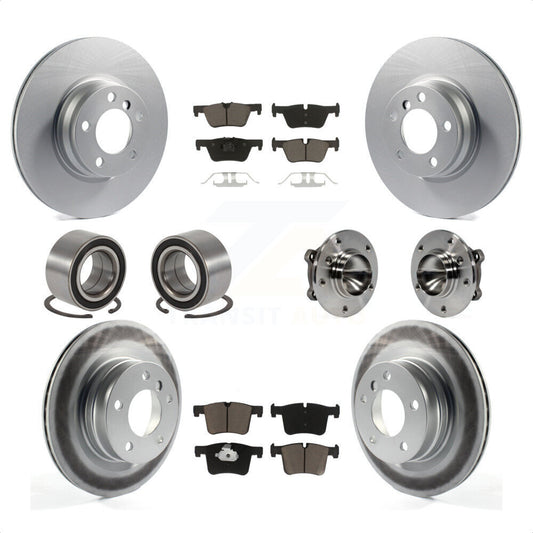 [Avant + Arrière] Kit d'ensemble roulement de roue et moyeu pour 2012 BMW 328i Coupe avec 2.0L sans Blue Painted Calipers KBB-121621 par Transit Auto