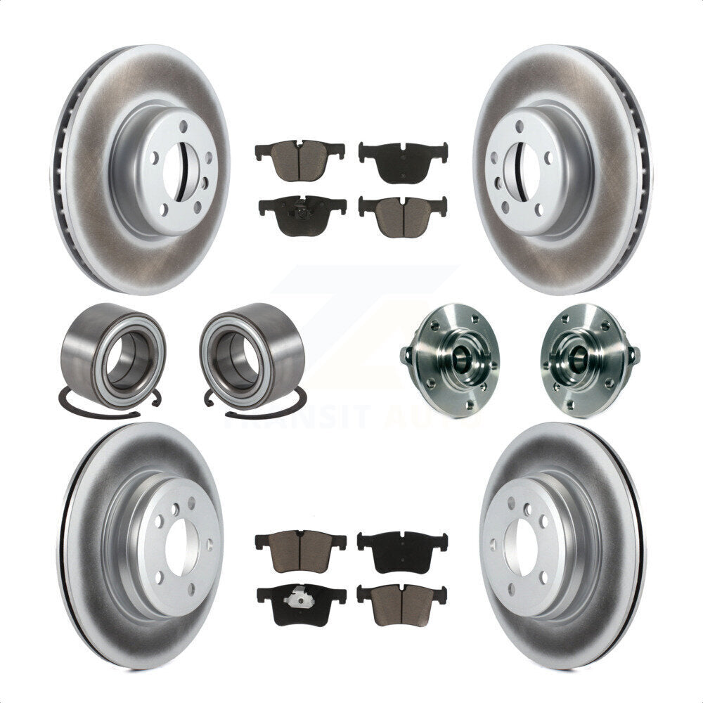 [Avant + Arrière] Kit d'ensemble roulement de roue et moyeu pour BMW 335i xDrive 435i GT Gran Coupe sans Blue Painted Calipers KBB-121622 par Transit Auto