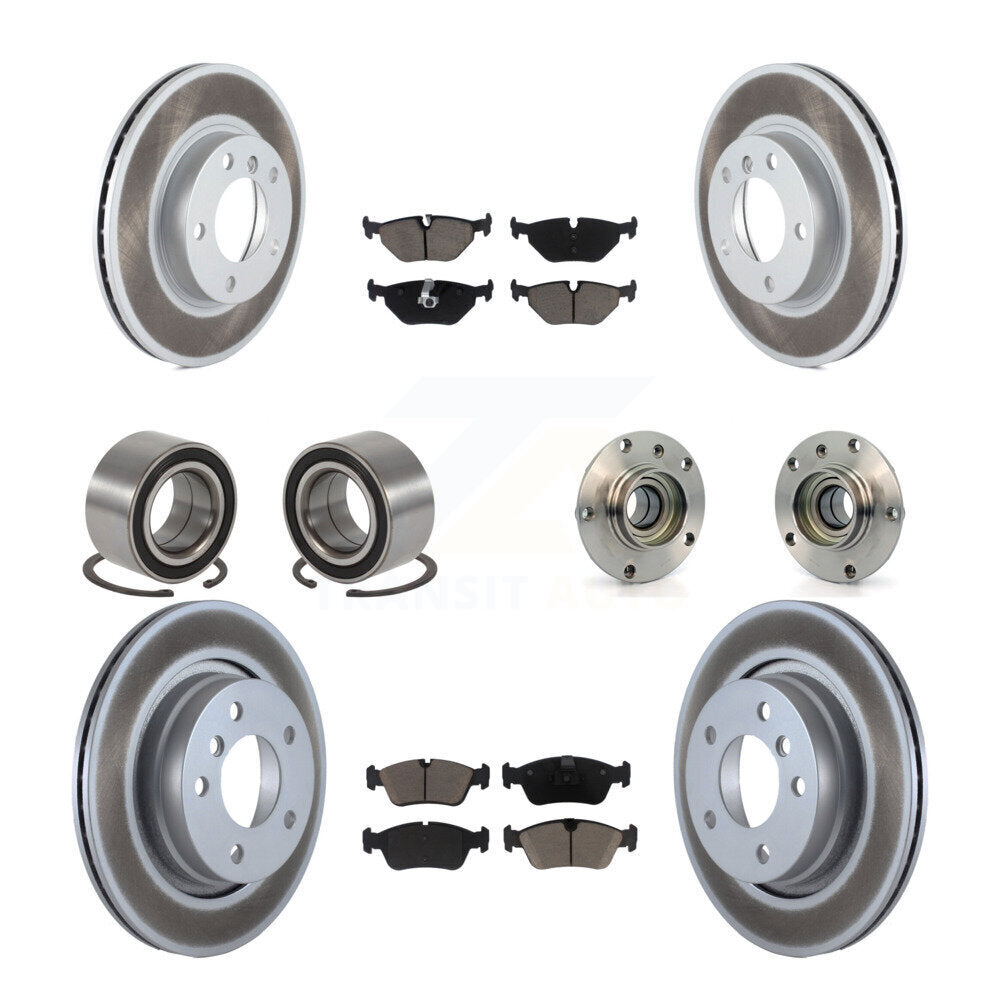 [Avant + Arrière] Kit d'ensemble roulement de roue et moyeu pour 1998 BMW 328i 328is avec 294mm Diameter Rotor KBB-121624