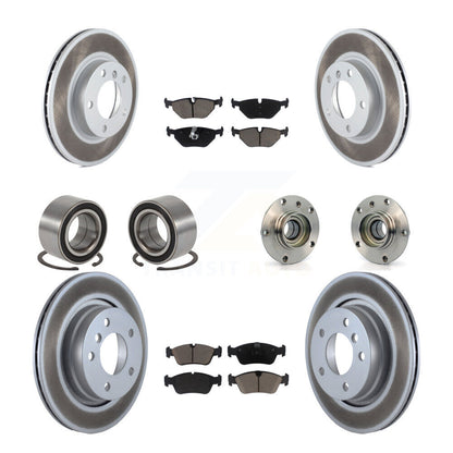 [Avant + Arrière] Kit d'ensemble roulement de roue et moyeu pour 1998 BMW 328i 328is avec 294mm Diameter Rotor KBB-121624