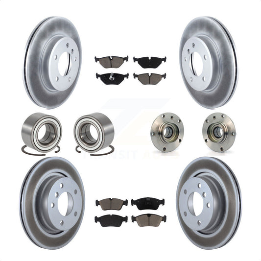 [Avant + Arrière] Kit d'ensemble roulement de roue et moyeu pour 2001-2005 BMW 325i KBB-121626 par Transit Auto