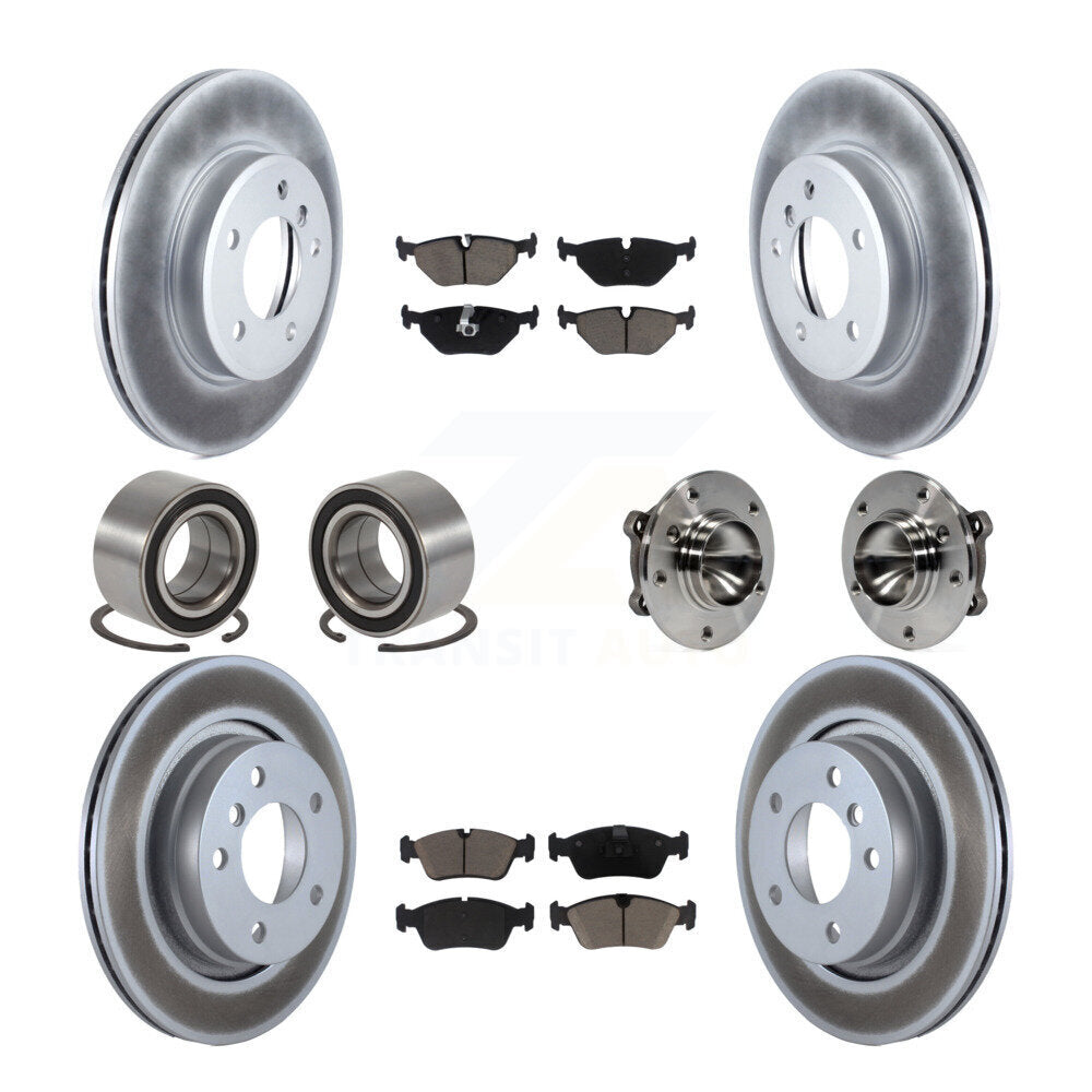 [Avant + Arrière] Kit d'ensemble roulement de roue et moyeu pour 2006 BMW 325Ci KBB-121627