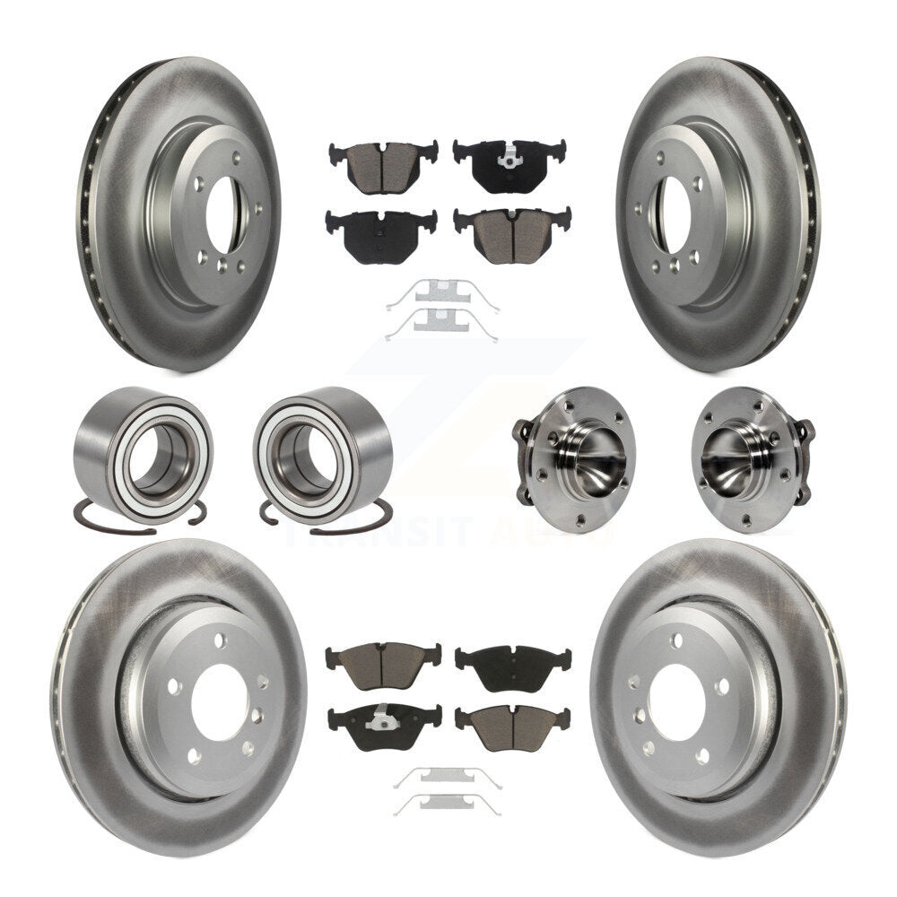 [Avant + Arrière] Kit d'ensemble roulement de roue et moyeu pour 2006 BMW 330Ci KBB-121629