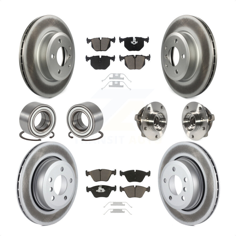 [Avant + Arrière] Kit d'ensemble roulement de roue et moyeu pour 2010 BMW X3 KBB-121630 par Transit Auto
