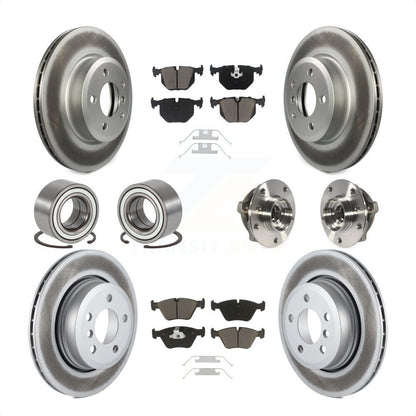 [Avant + Arrière] Kit d'ensemble roulement de roue et moyeu pour 2010 BMW X3 KBB-121630 par Transit Auto