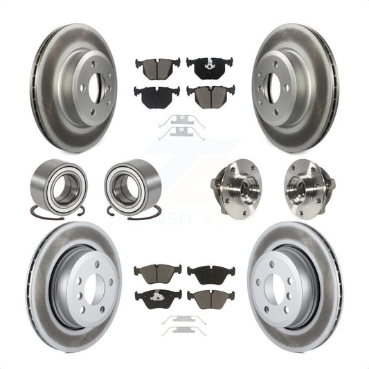 [Avant + Arrière] Kit d'ensemble roulement de roue et moyeu pour 2010 BMW X3 KBB-121630 par Transit Auto