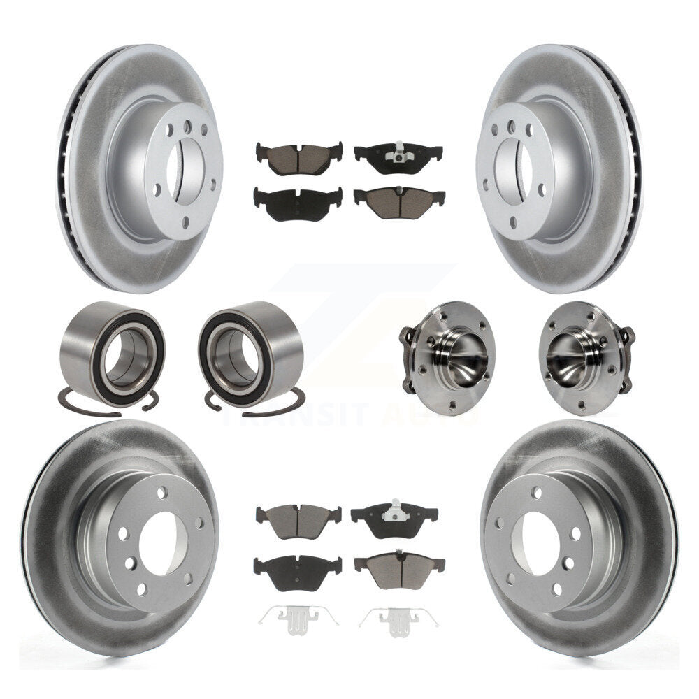 [Avant + Arrière] Kit d'ensemble roulement de roue et moyeu pour 2008-2013 BMW 128i KBB-121643