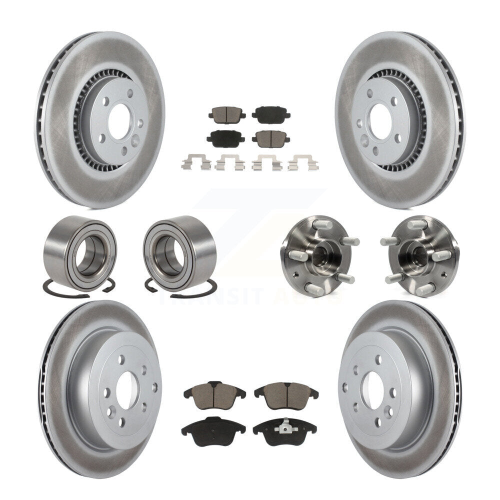 [Avant + Arrière] Kit d'ensemble roulement de roue et moyeu pour 2008-2011 Land Rover LR2 KBB-121645