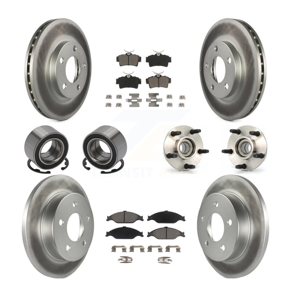 [Avant + Arrière] Kit d'ensemble roulement de roue et moyeu pour 2003 Ford Mustang SVT Cobra 10th Anniversary KBB-121665