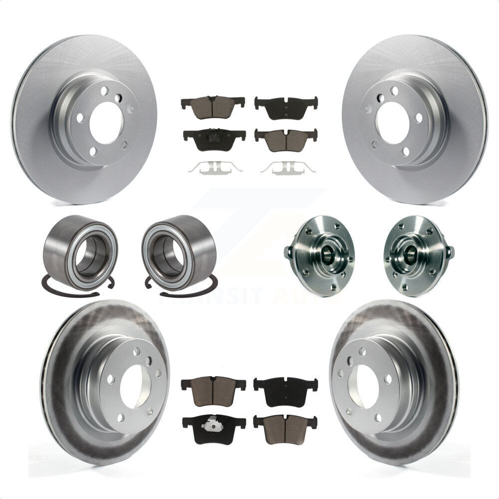 [Avant + Arrière] Kit d'ensemble roulement de roue et moyeu pour 2015-2016 BMW 228i xDrive sans Blue Painted Calipers KBB-121724 par Transit Auto