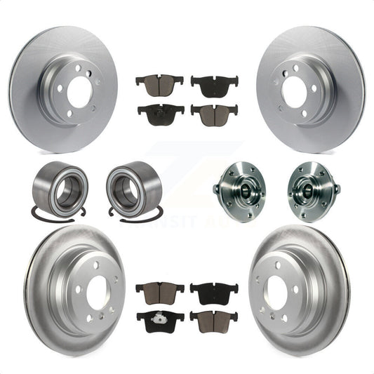 [Avant + Arrière] Kit d'ensemble roulement de roue et moyeu pour 2015-2016 BMW 428i xDrive Gran Coupe sans Blue Painted Calipers KBB-121730 par Transit Auto