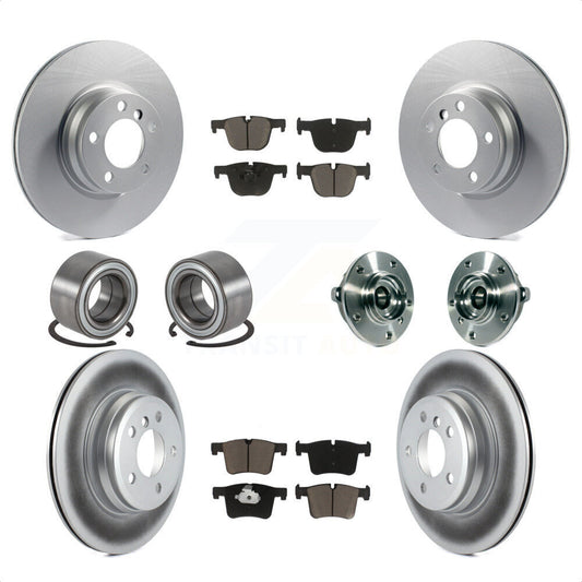 [Avant + Arrière] Kit d'ensemble roulement de roue et moyeu pour 2015-2016 BMW 428i xDrive Gran Coupe sans Blue Painted Calipers KBB-121731 par Transit Auto