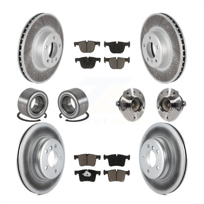 [Avant + Arrière] Kit d'ensemble roulement de roue et moyeu pour BMW 435i 335i Gran Coupe sans Blue Painted Calipers KBB-121733 par Transit Auto