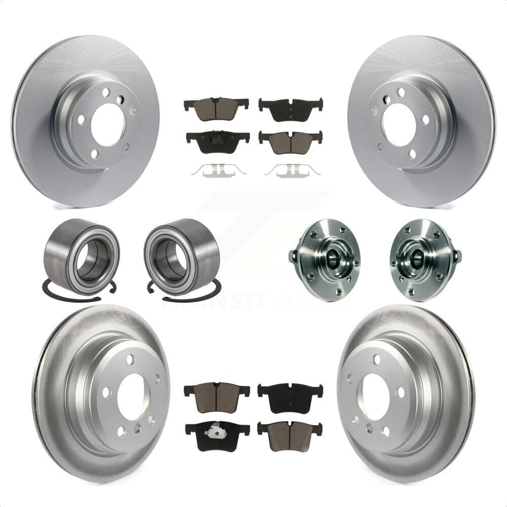 [Avant + Arrière] Kit d'ensemble roulement de roue et moyeu pour BMW 328i xDrive 428i Gran Coupe sans Blue Painted Calipers KBB-121734 par Transit Auto