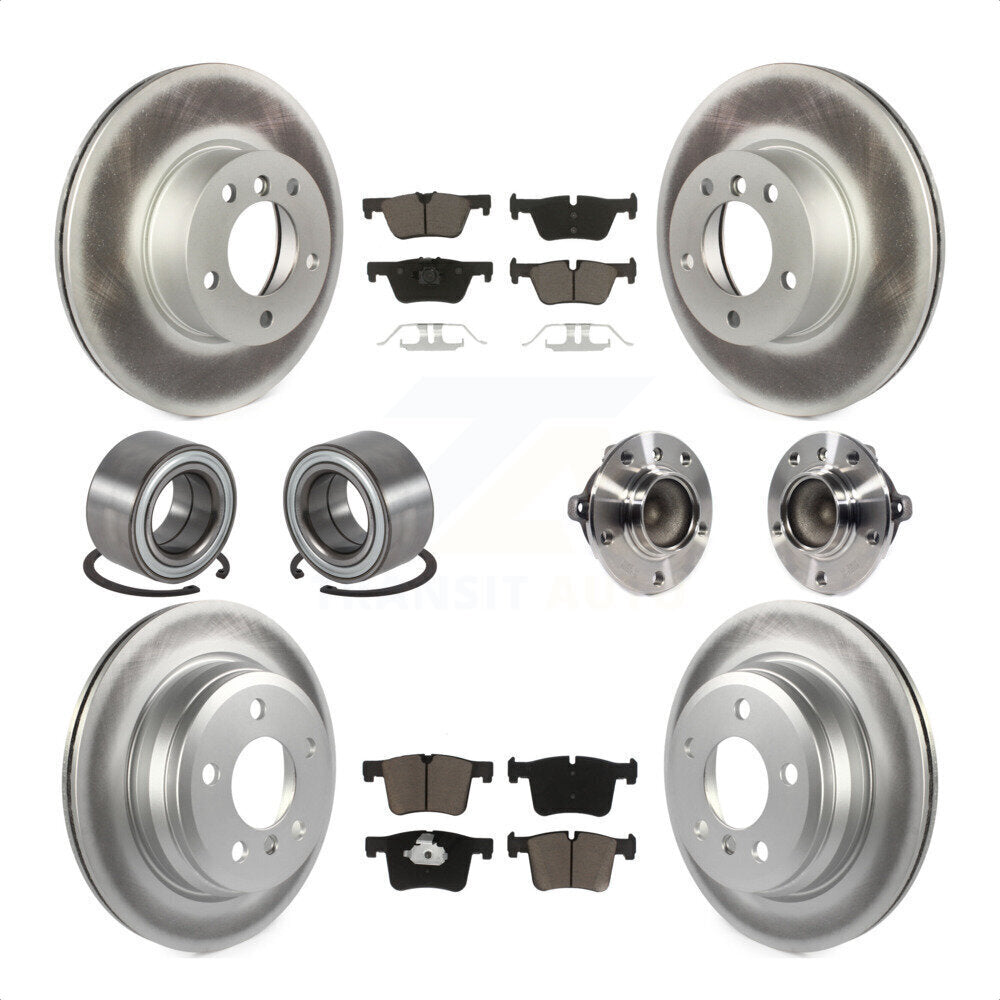 [Avant + Arrière] Kit d'ensemble roulement de roue et moyeu pour BMW 428i 328i Gran Coupe sans Blue Painted Calipers KBB-121735 par Transit Auto