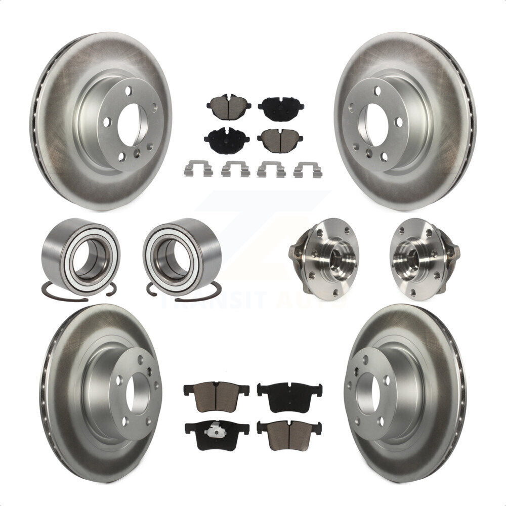 [Avant + Arrière] Kit d'ensemble roulement de roue et moyeu pour BMW X3 KBB-121740 par Transit Auto