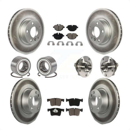 [Avant + Arrière] Kit d'ensemble roulement de roue et moyeu pour BMW X3 KBB-121740 par Transit Auto