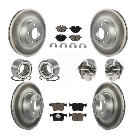 [Avant + Arrière] Kit d'ensemble roulement de roue et moyeu pour BMW X3 KBB-121740 par Transit Auto