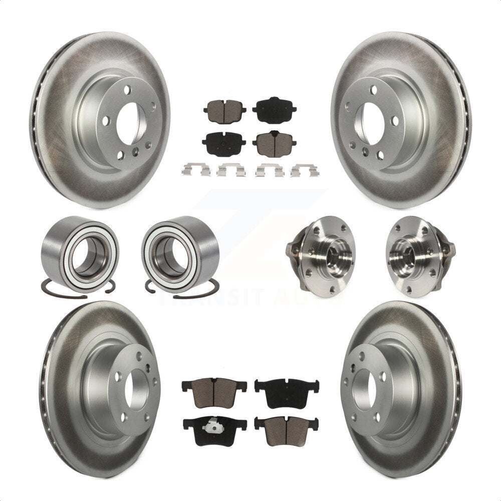 [Avant + Arrière] Kit d'ensemble roulement de roue et moyeu pour 2012 BMW X3 From 10 11 KBB-121741 par Transit Auto