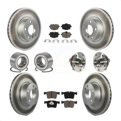 [Avant + Arrière] Kit d'ensemble roulement de roue et moyeu pour 2012 BMW X3 From 10 11 KBB-121741 par Transit Auto