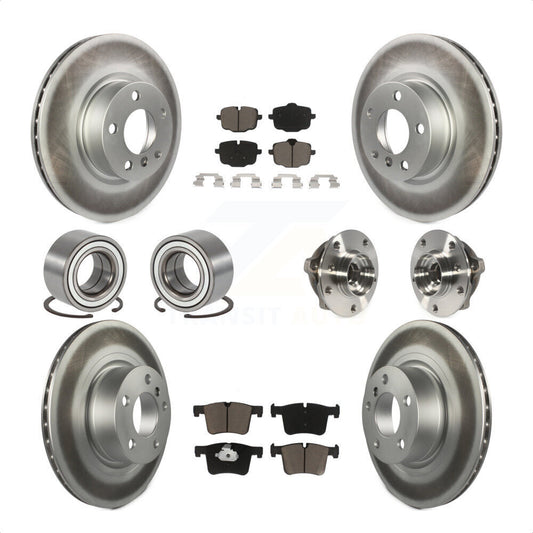 [Avant + Arrière] Kit d'ensemble roulement de roue et moyeu pour 2012 BMW X3 From 10 11 KBB-121741 par Transit Auto