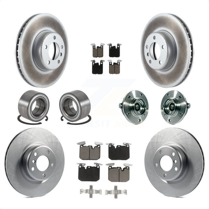 [Avant + Arrière] Kit d'ensemble roulement de roue et moyeu pour 2015-2016 BMW 228i xDrive avec Blue Painted Calipers KBB-121742 par Transit Auto