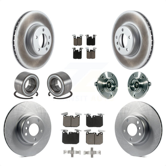 [Avant + Arrière] Kit d'ensemble roulement de roue et moyeu pour 2015-2016 BMW 228i xDrive avec Blue Painted Calipers KBB-121742 par Transit Auto