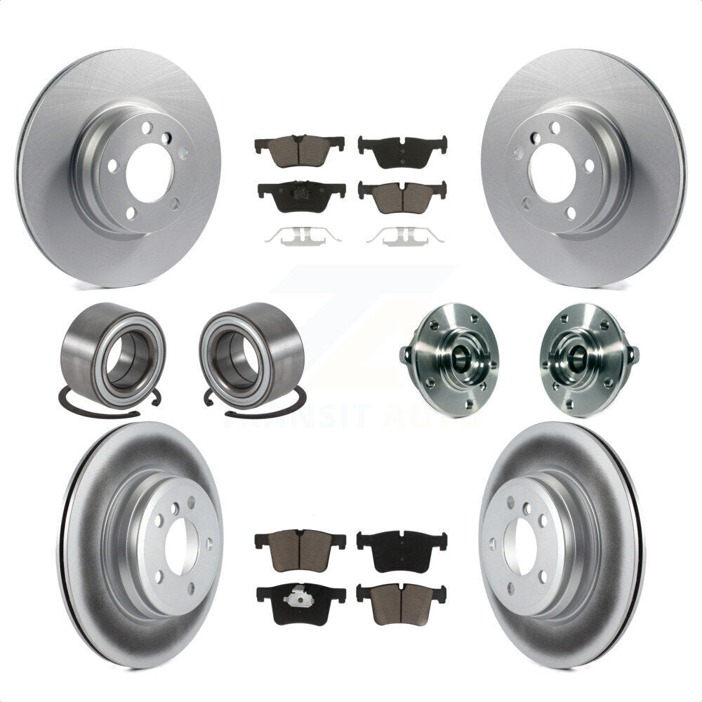 [Avant + Arrière] Kit d'ensemble roulement de roue et moyeu pour BMW 328i xDrive 428i Gran Coupe sans Blue Painted Calipers KBB-121746 par Transit Auto