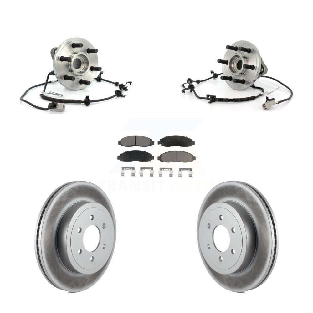 [Avant] Kit d'ensemble roulement de roue et moyeu pour 2003-2004 Dodge Dakota 4WD avec 4-Wheel ABS KBB-121755