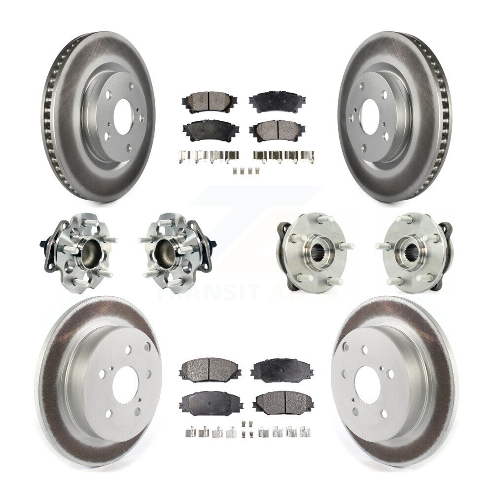 [Avant + Arrière] Kit d'ensemble roulement de roue et moyeu pour 2016-2020 Toyota Mirai KBB-121772