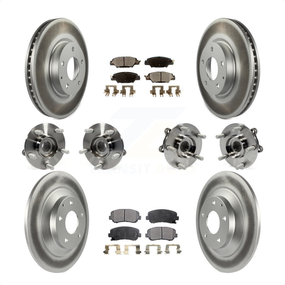 [Avant + Arrière] Kit d'ensemble roulement de roue et moyeu pour 2015 Mazda CX-5 AWD avec Electric Parking KBB-121774 par Transit Auto