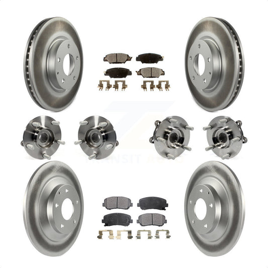 [Avant + Arrière] Kit d'ensemble roulement de roue et moyeu pour 2015 Mazda CX-5 AWD avec Electric Parking KBB-121774 par Transit Auto