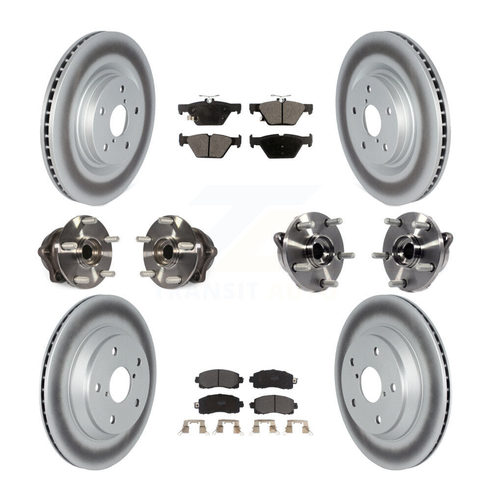 [Avant + Arrière] Kit d'ensemble roulement de roue et moyeu pour 2019 Subaru Forester avec 316mm Diameter Rotor KBB-121775