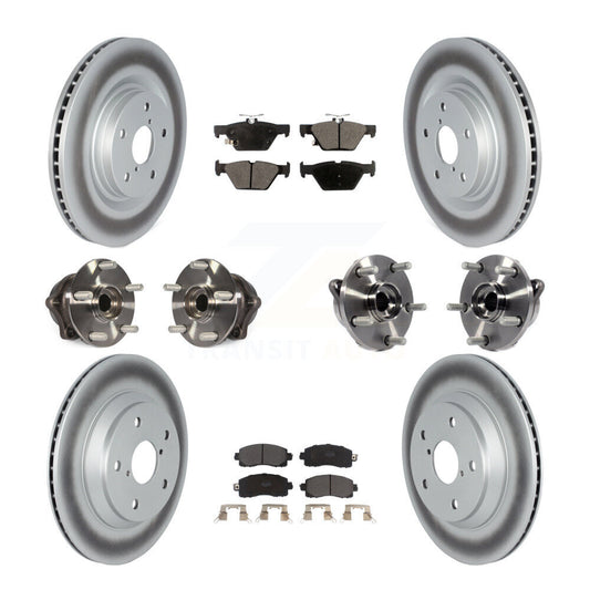[Avant + Arrière] Kit d'ensemble roulement de roue et moyeu pour 2019 Subaru Forester avec 316mm Diameter Rotor KBB-121775