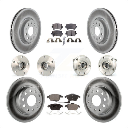 [Avant + Arrière] Kit d'ensemble roulement de roue et moyeu pour 2011 Volkswagen GTI avec 30mm bearing KBB-121777 par Transit Auto