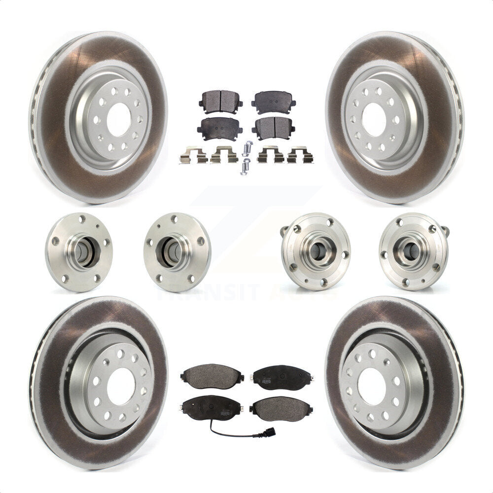 [Avant + Arrière] Kit d'ensemble roulement de roue et moyeu pour 2016 Volkswagen CC AWD KBB-121778 par Transit Auto