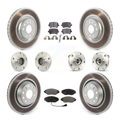 [Avant + Arrière] Kit d'ensemble roulement de roue et moyeu pour 2016 Volkswagen CC AWD KBB-121778 par Transit Auto