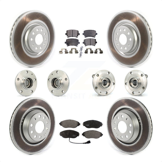 [Avant + Arrière] Kit d'ensemble roulement de roue et moyeu pour 2016 Volkswagen CC AWD KBB-121778 par Transit Auto