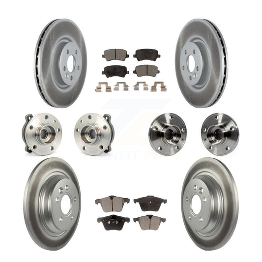 [Avant + Arrière] Kit d'ensemble roulement de roue et moyeu pour 2013-2014 Volvo S60 3.0L avec 336mm Diameter Rotor KBB-121785