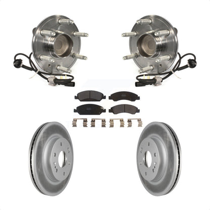 [Avant] Kit d'ensemble roulement de roue et moyeu pour 2019 Chevrolet Silverado 1500 LD RWD 4 Piston Caliper KBB-121792 par Transit Auto