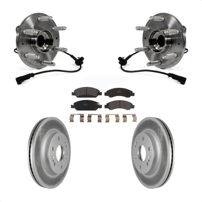 [Avant] Kit d'ensemble roulement de roue et moyeu pour 2019 Chevrolet Silverado 1500 LD 4WD 4 Piston Caliper KBB-121793 par Transit Auto