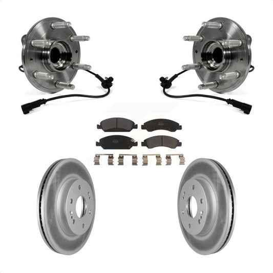 [Avant] Kit d'ensemble roulement de roue et moyeu pour 2019 Chevrolet Silverado 1500 LD 4WD 4 Piston Caliper KBB-121793 par Transit Auto