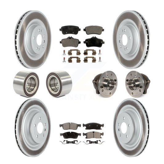 [Avant + Arrière] Kit d'ensemble roulement de roue et moyeu pour Mercedes-Benz GL450 GL350 sans Sport Package KBB-121800