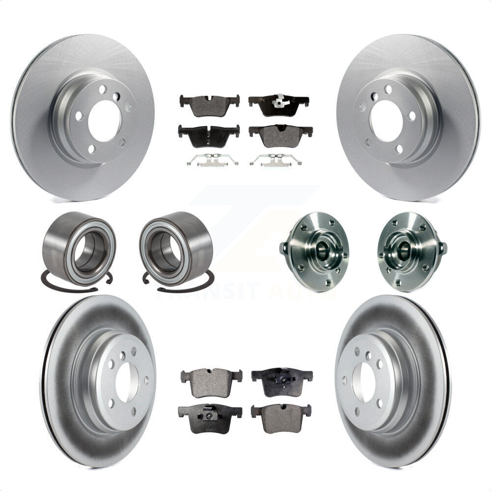 [Avant + Arrière] Kit d'ensemble roulement de roue et moyeu pour BMW 328i xDrive 428i Gran Coupe sans Blue Painted Calipers KBB-121803 par Transit Auto
