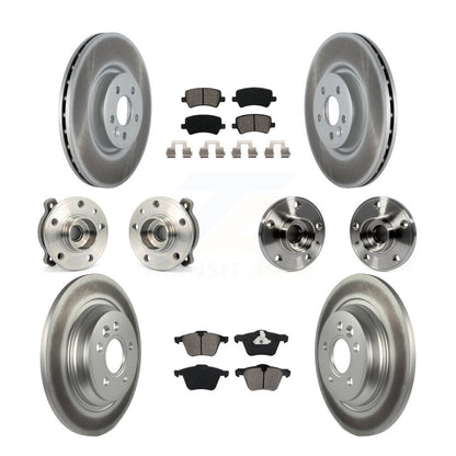 [Avant + Arrière] Kit d'ensemble roulement de roue et moyeu pour 2013-2014 Volvo S60 3.0L avec 336mm Diameter Rotor KBB-121815