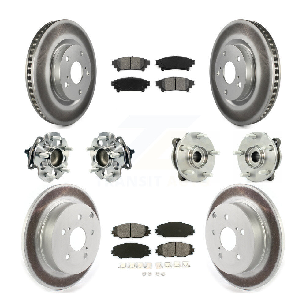 [Avant + Arrière] Kit d'ensemble roulement de roue et moyeu pour 2016-2020 Toyota Mirai KBB-121816